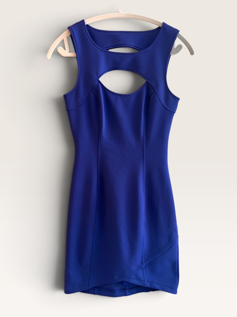 Guess Royal Blue Cutout Mini Dress